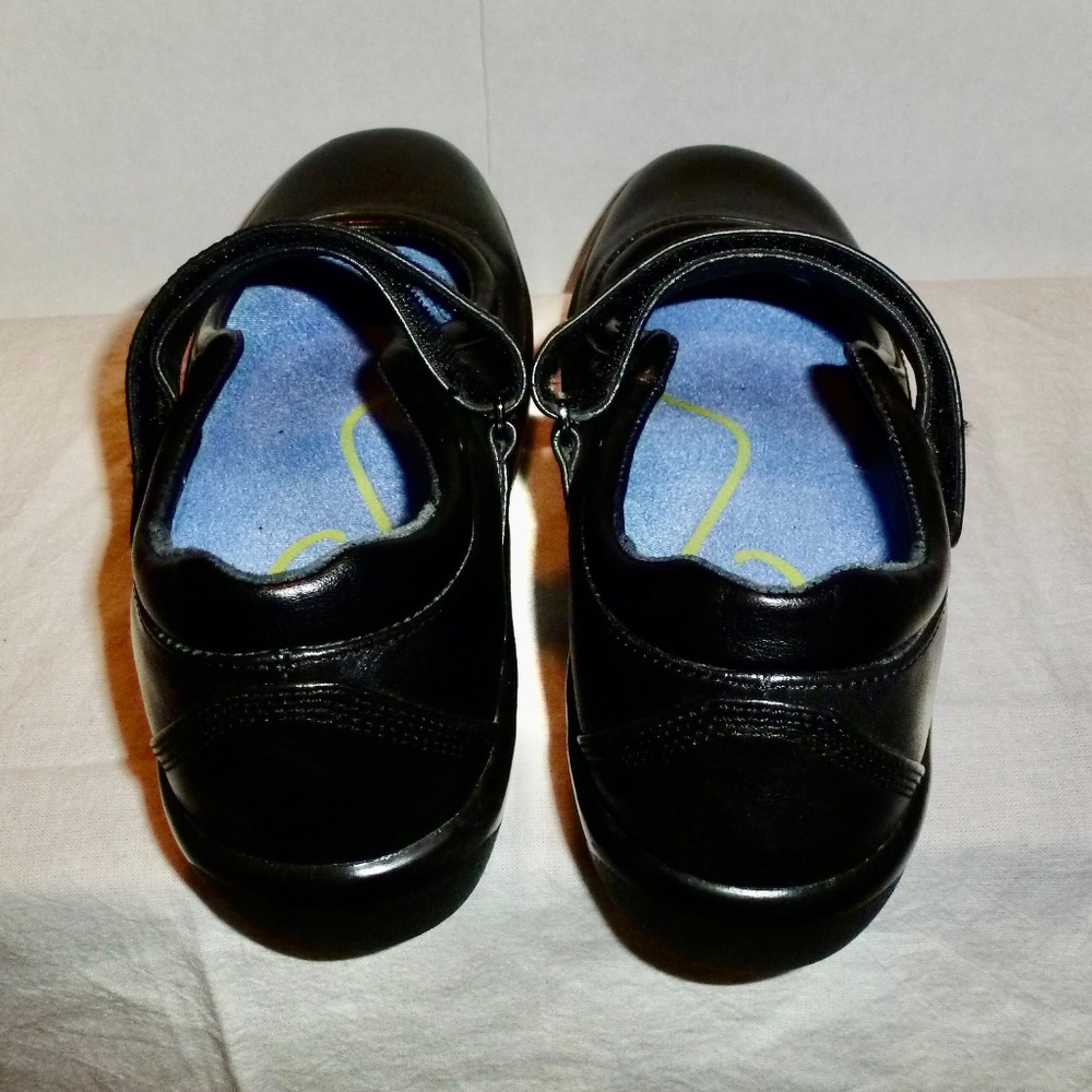 Apex Women's Black Leather Ambulator Orthopedic Mary Jane Shoes US Size 5.5W - Picture 5 of 8